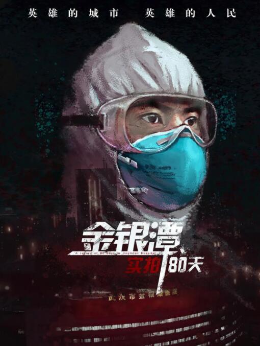 《金银潭实拍80天》海报