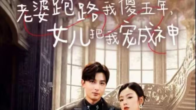 《老婆跑路我傻五年，女儿把我宠成神》海报