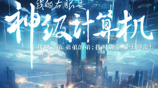 《我的右眼是神级计算机》海报