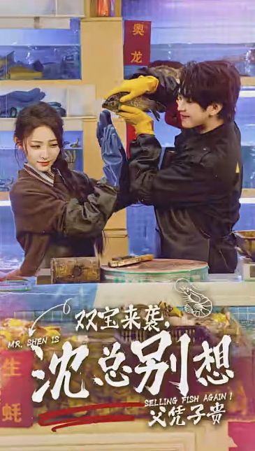 《双宝来袭，沈总别想父凭子贵》海报