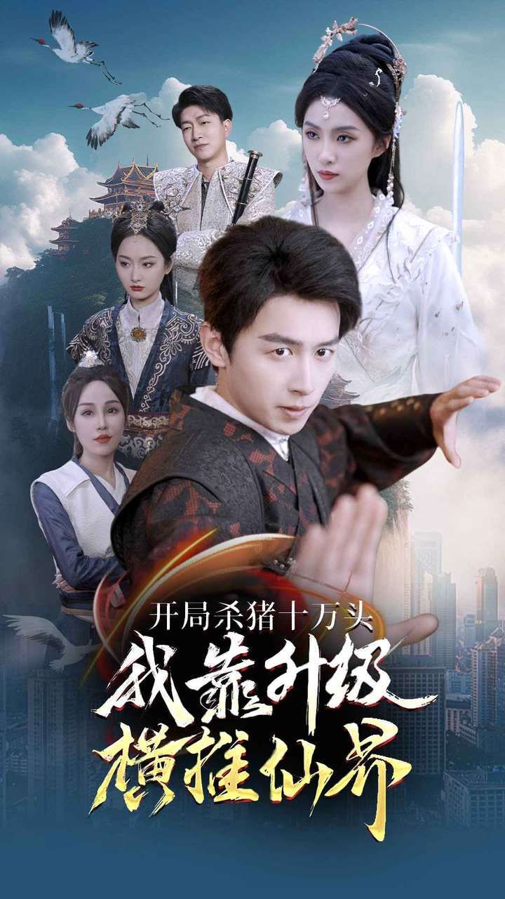 《开局杀猪十万头我靠升级横推仙界》海报