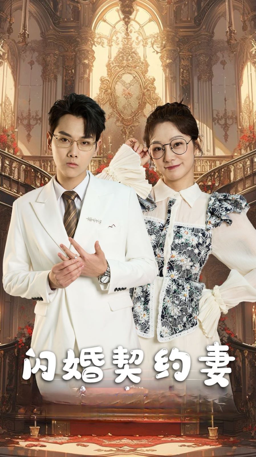 《闪婚契约妻（闪婚契约妻为夫来晚了）》海报