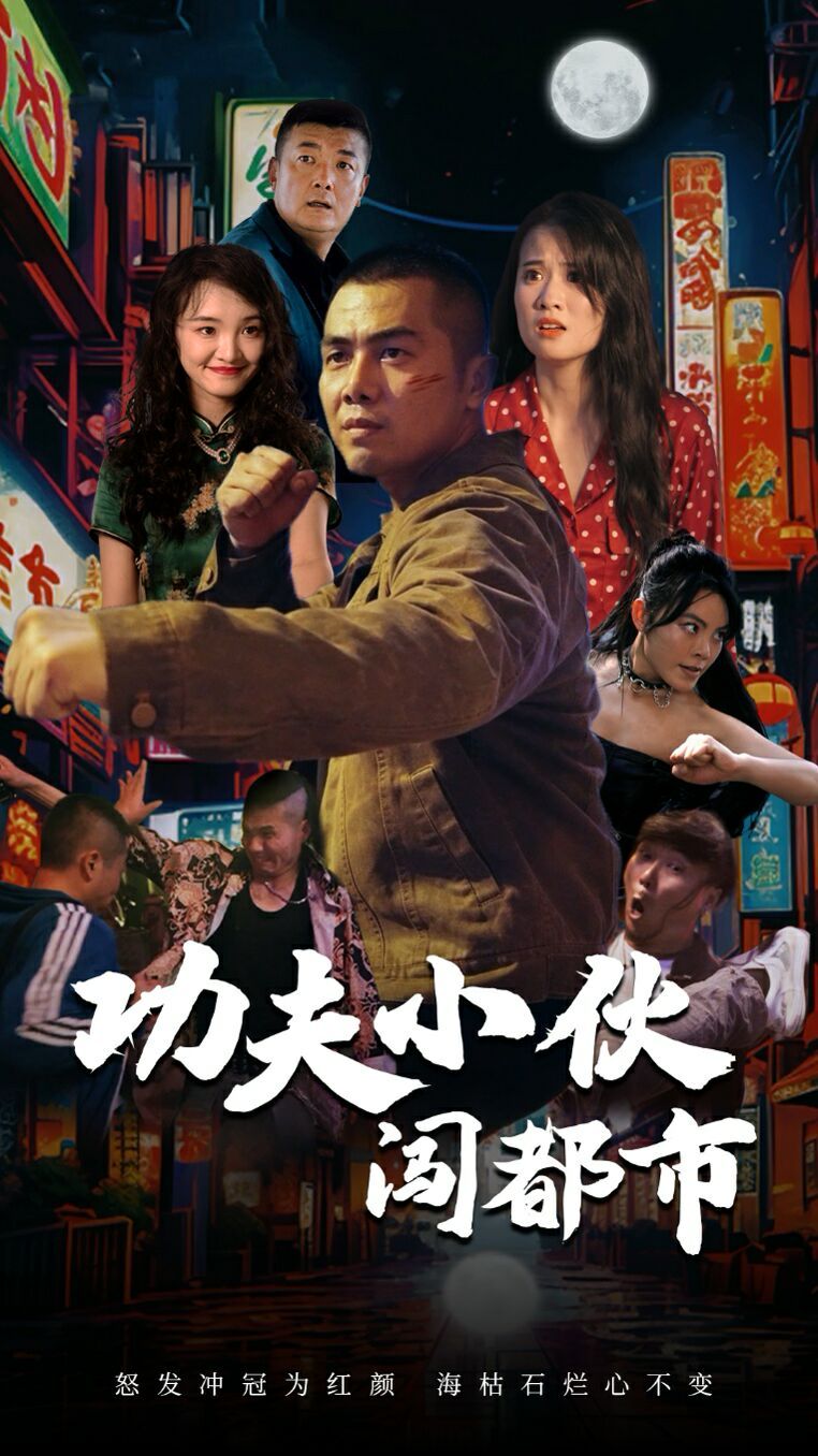 《功夫小伙闯都市》海报