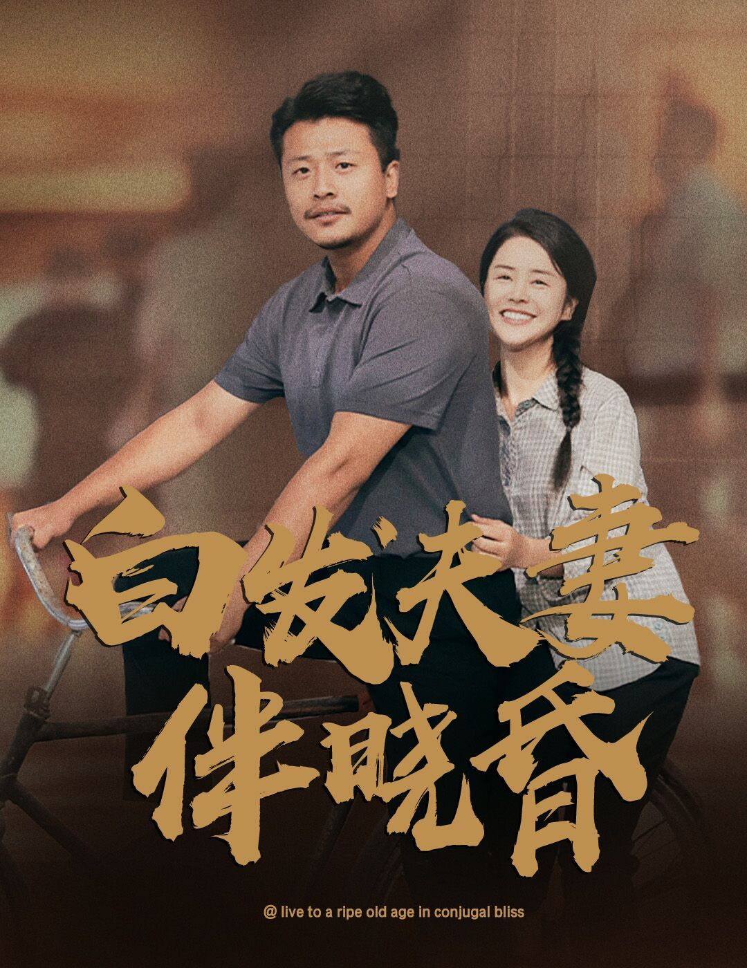 《白发夫妻傍晓昏》海报