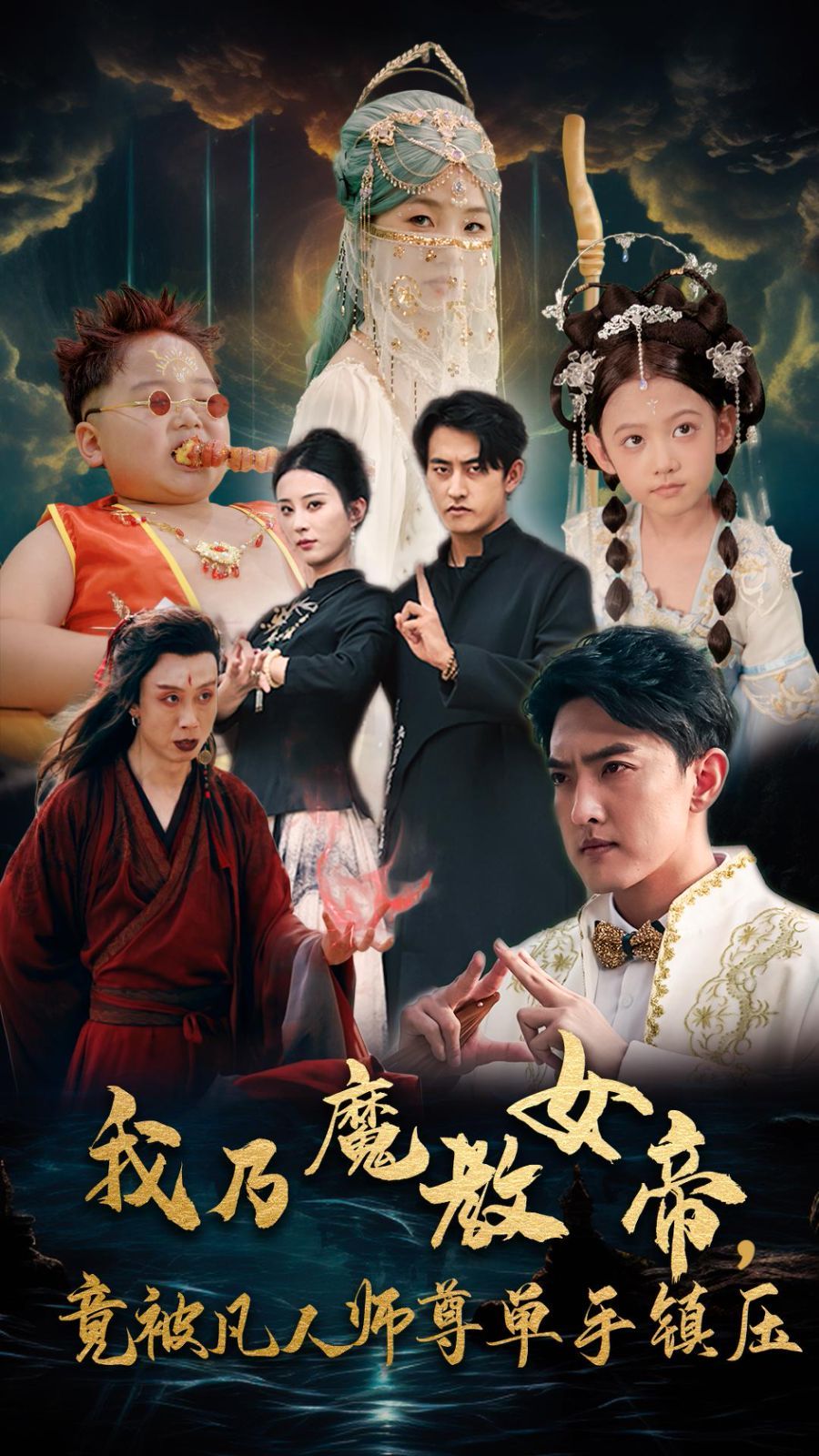 《我乃魔教女帝，竟被凡人师尊单手镇压》海报