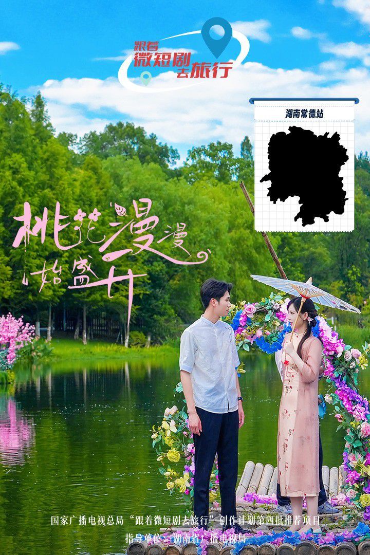 《桃花漫漫始盛开》海报