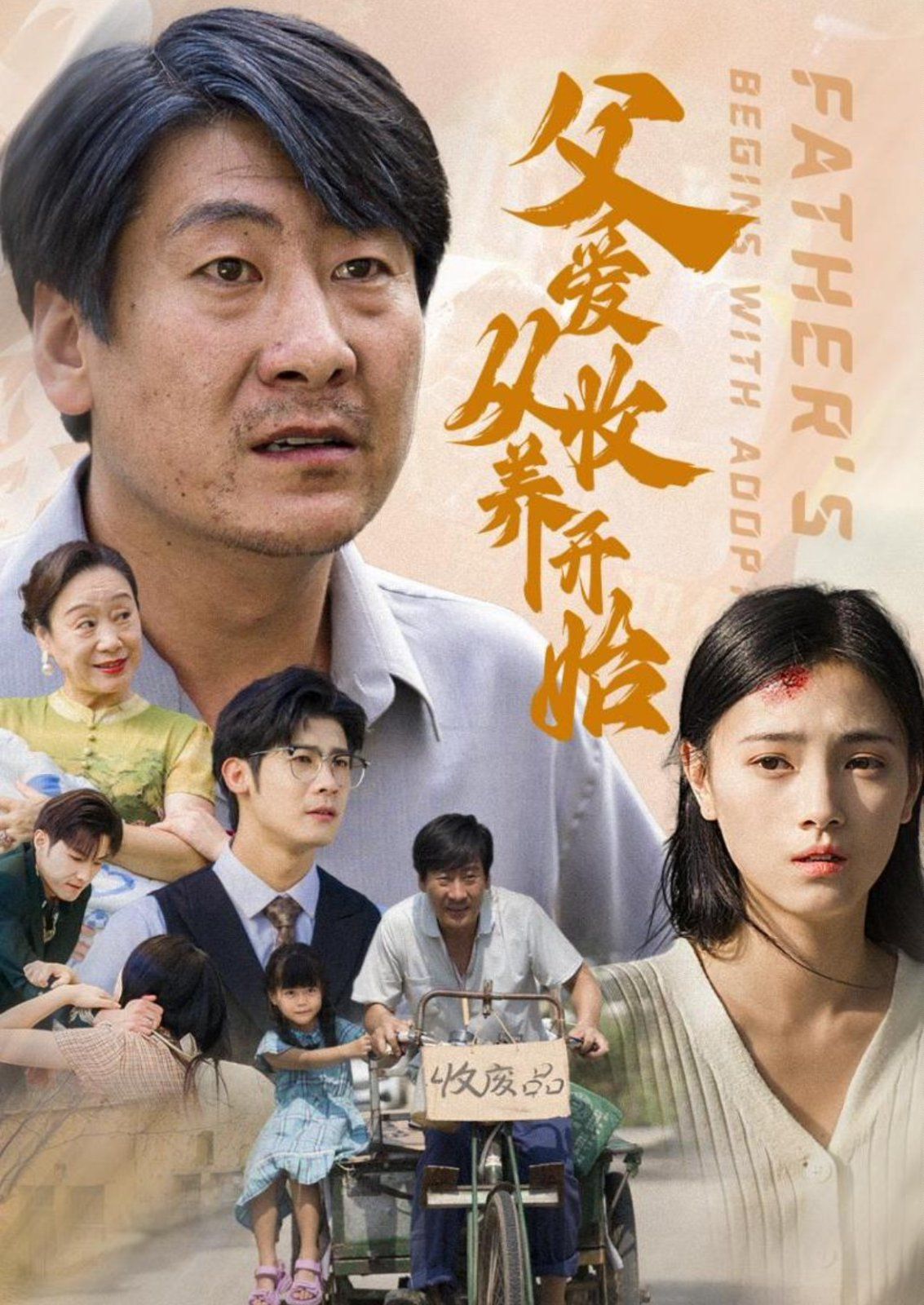 《父爱从收养开始》海报