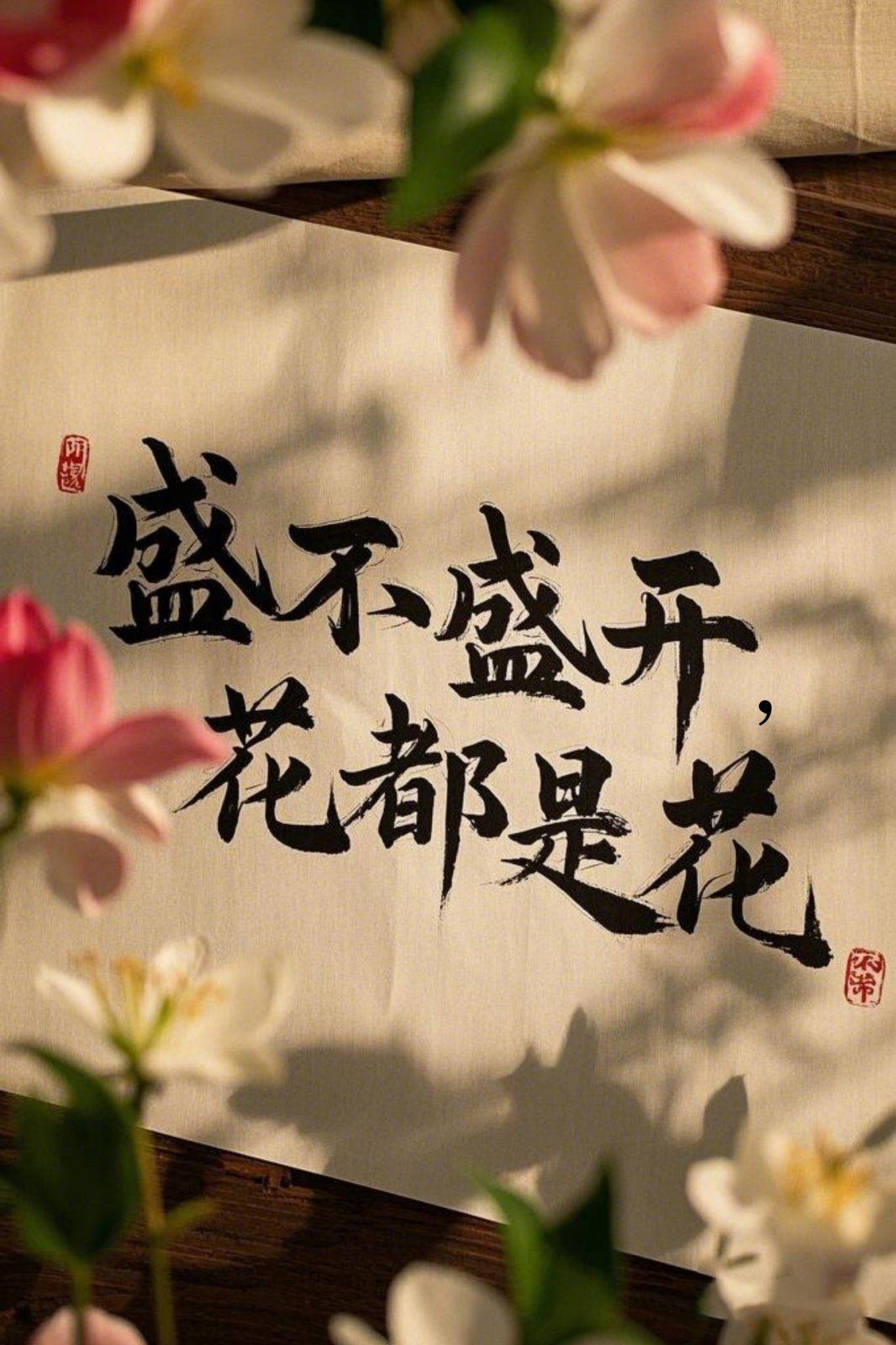 《盛不盛开，花都是花》海报