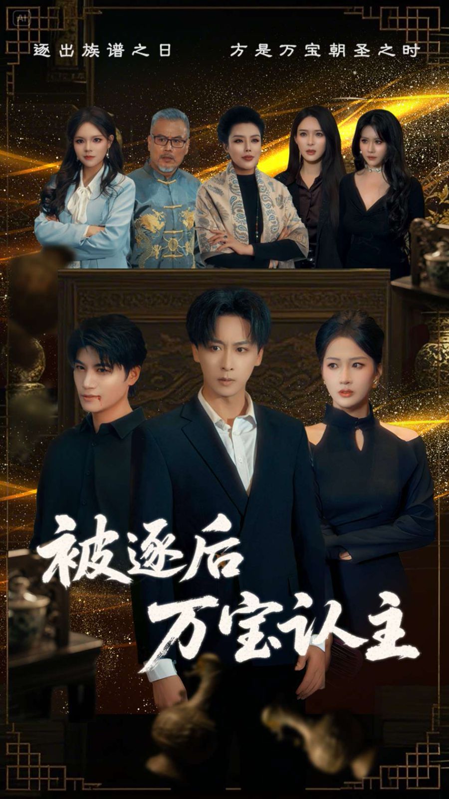 《被逐后万宝认主》海报