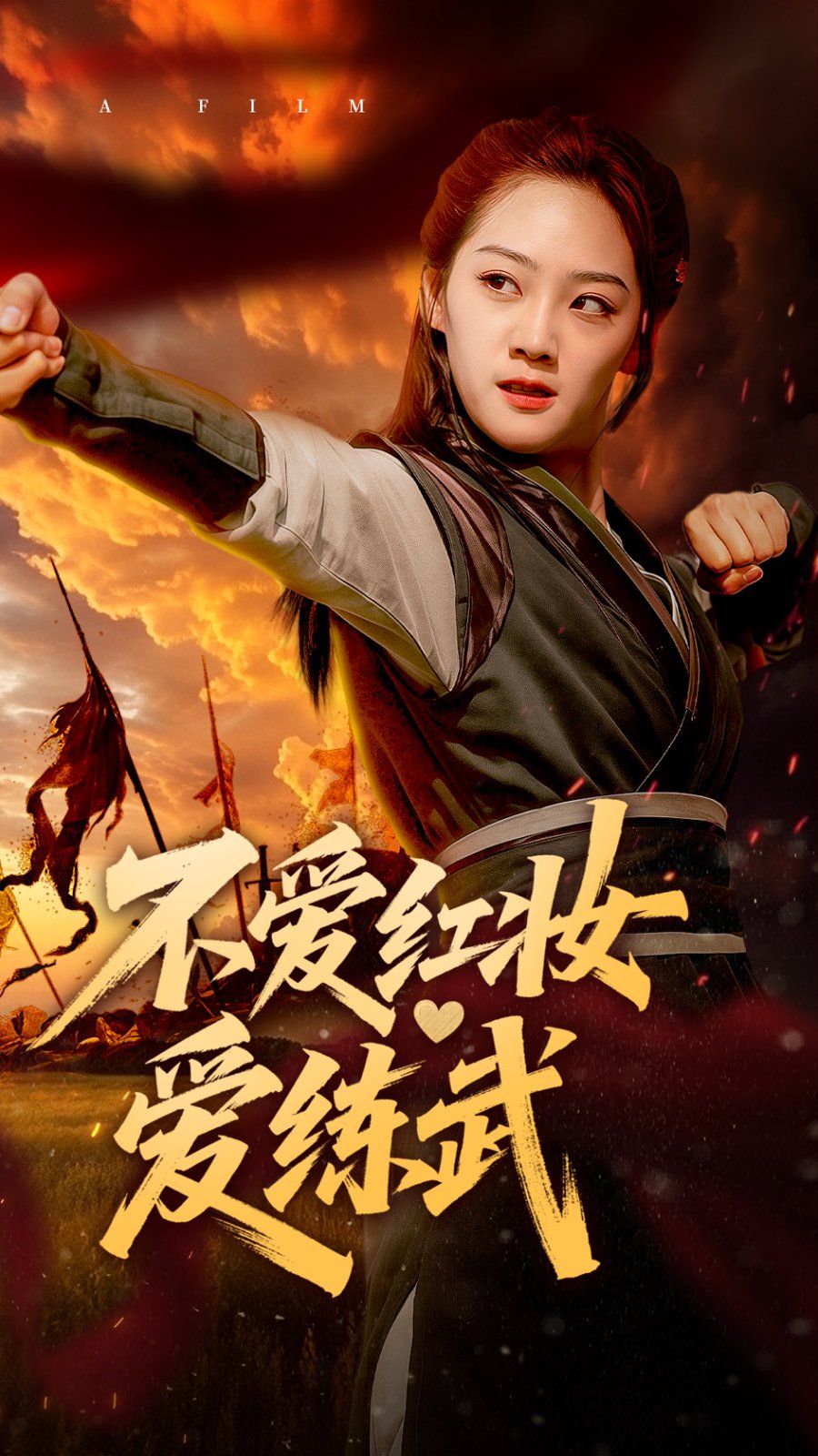 《不爱红妆爱练武》海报