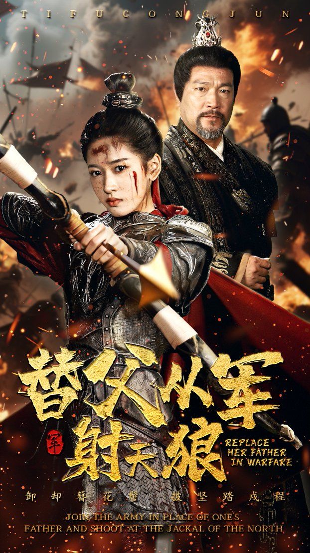 《替父从军射天狼》海报